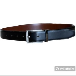 Original Penguin Men’s Bonded Leather Reversible Belt Size 30